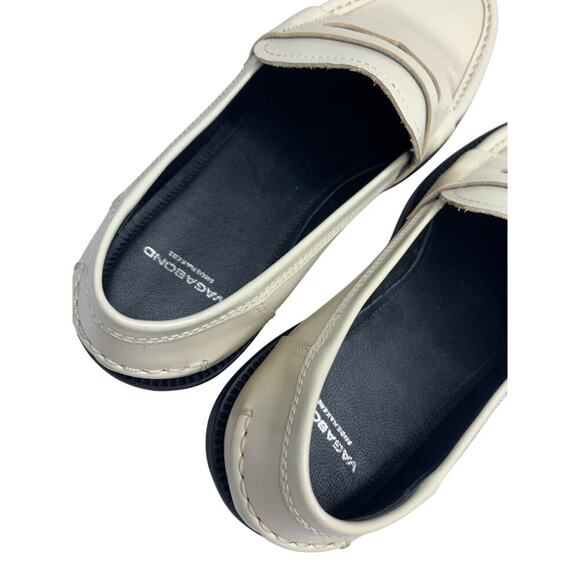 NWOT VAGABOND Shoemakers Alex Classic Loafer in White - Picture 9 of 12